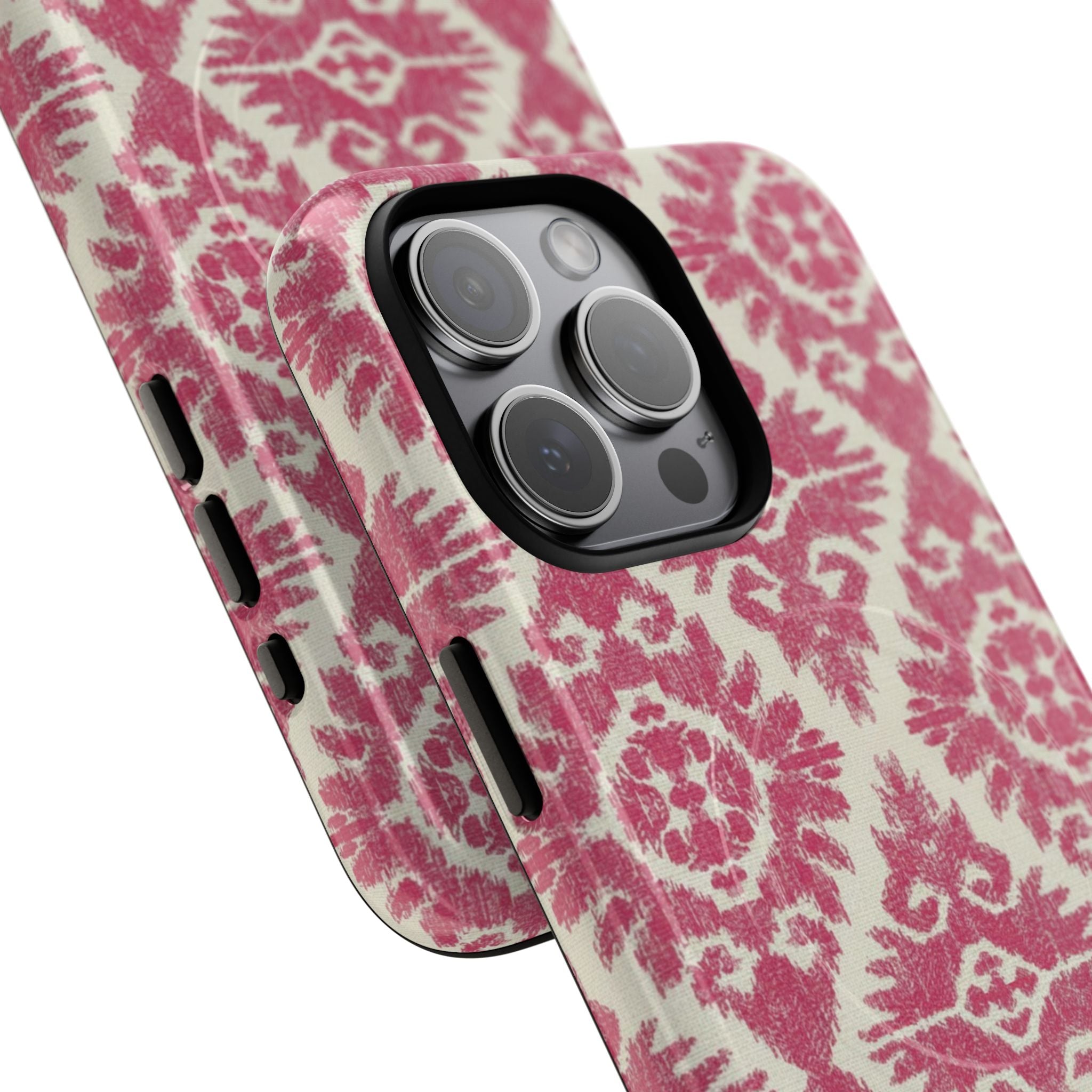 Damask MagSafe iPhone Case | Pink