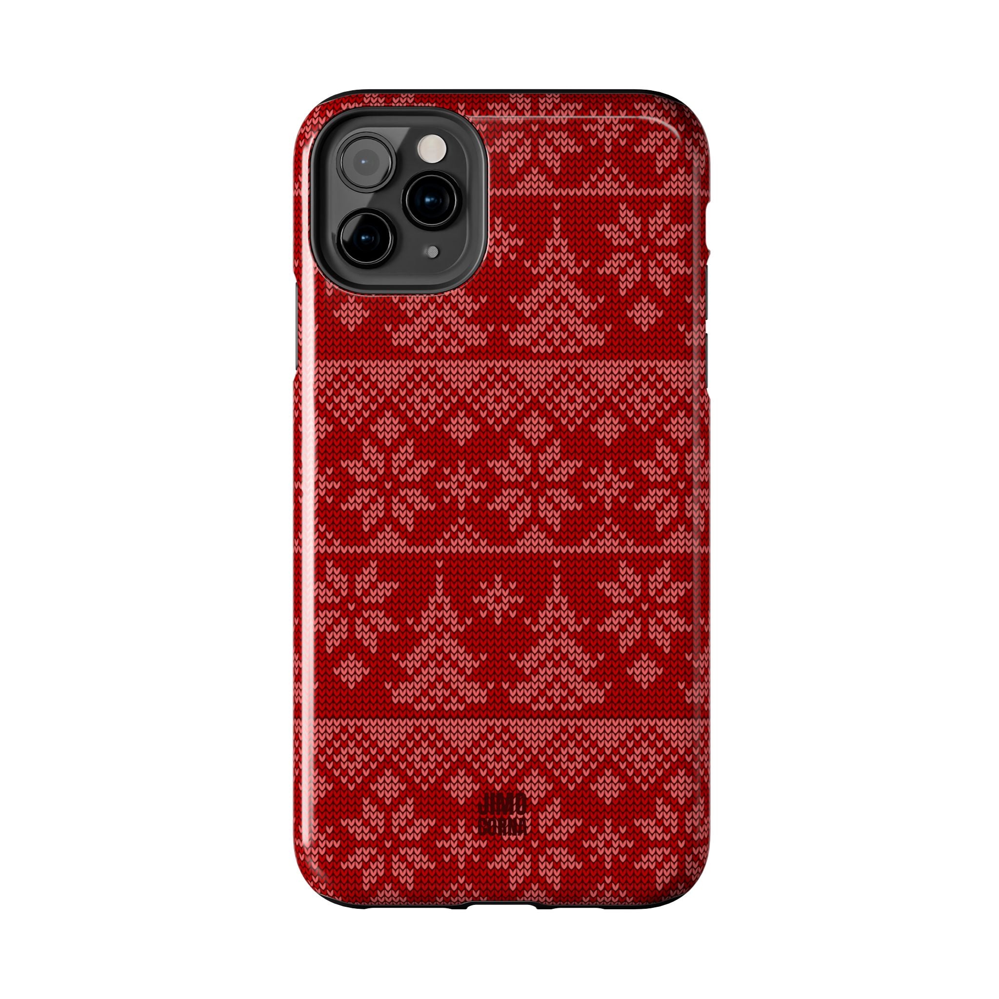 Holiday Knit | Red iPhone Case