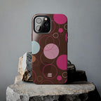 Spiral Pop iPhone Case | Brown