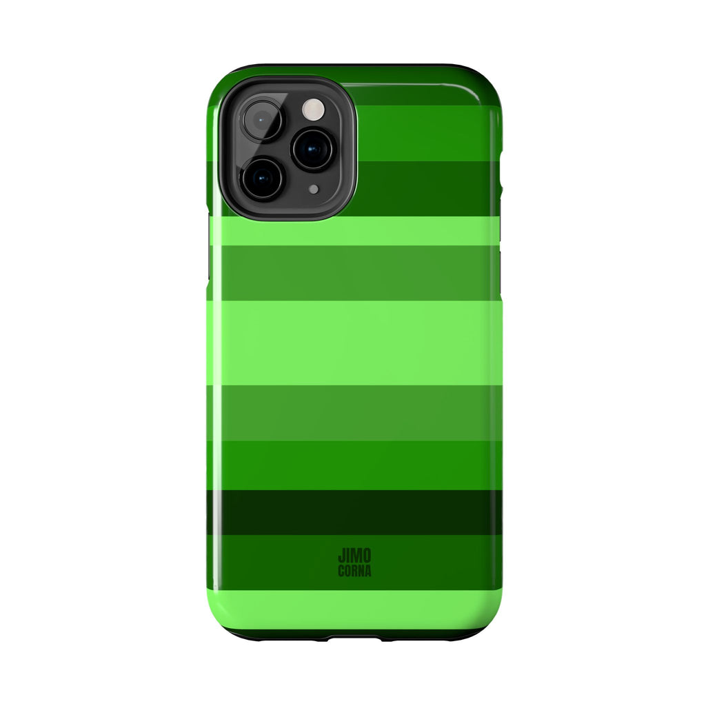 Matcha Stripe iPhone Case