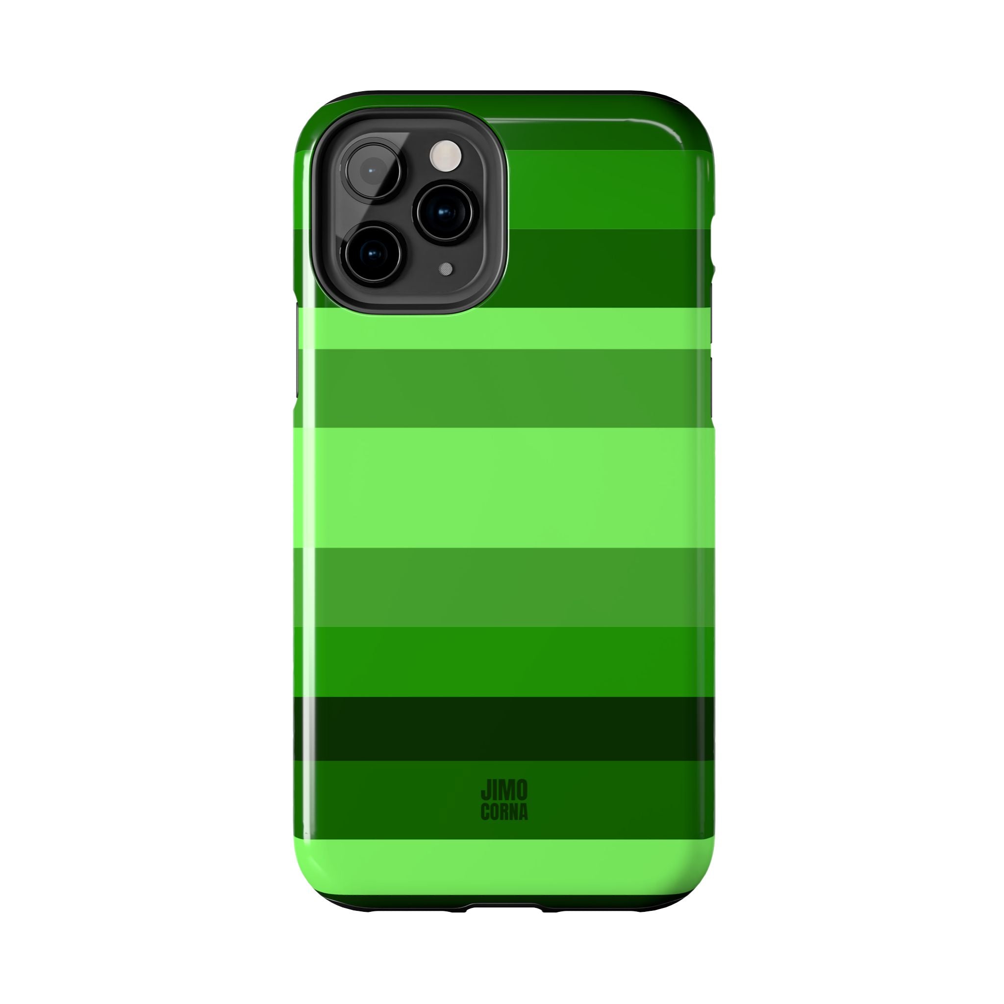 Matcha Stripe iPhone Case