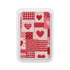 Patchwork Heart Vegan MagSafe Wallet