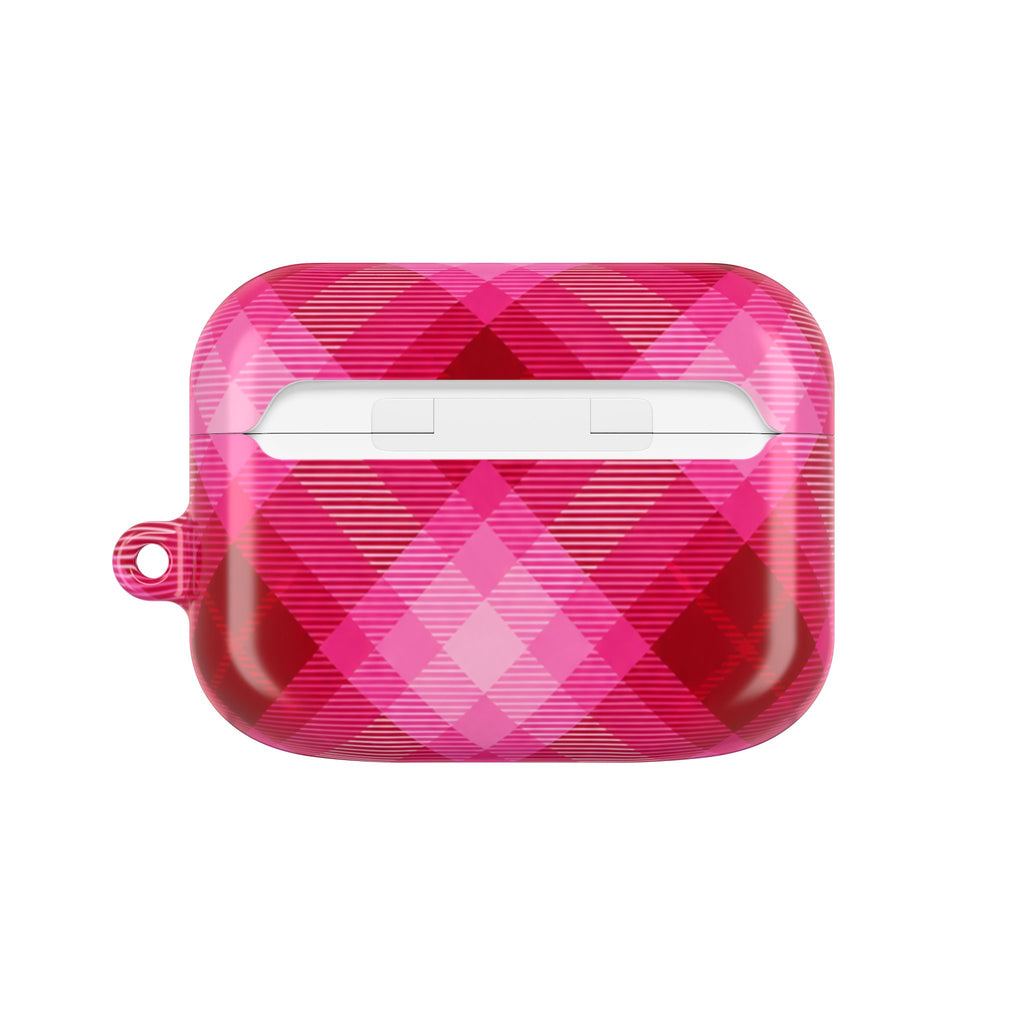 Pink Picnic Plaid AirPods Case