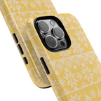 Holiday Knit | Yellow MagSafe iPhone Case