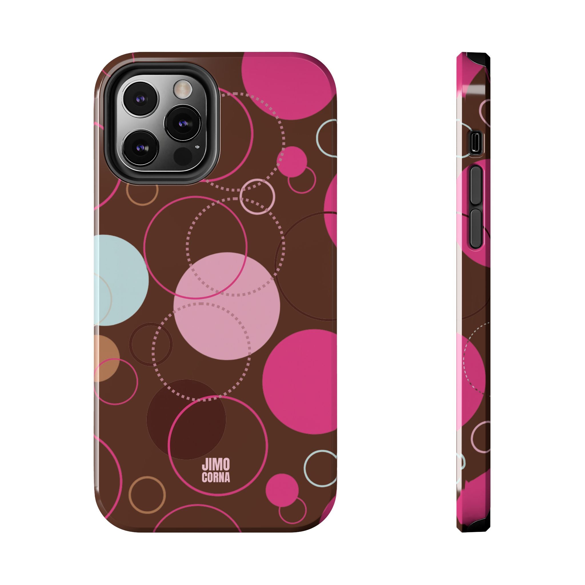 Spiral Pop iPhone Case | Brown