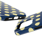 Big Polka Dot | Blue and Cream