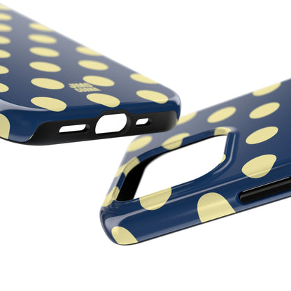 Big Polka Dot | Blue and Cream