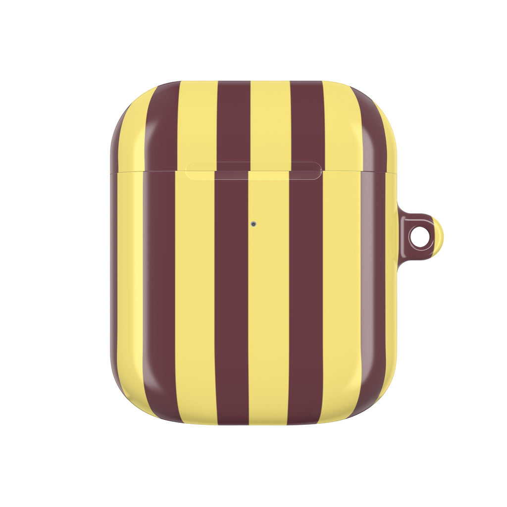 Bold Stripes AirPods Case | Banana