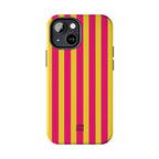 Pink and Yellow Bold Stripes