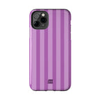 Bold Stripes iPhone Case | Plum