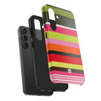 Berry Citrus Stripe Samsung Galaxy Case
