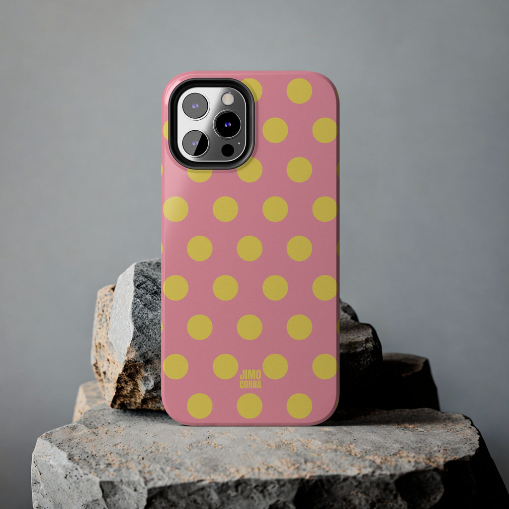 Big Polka Dot | Pink and Yellow