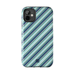 Angelina Stripes | Blue - iPhone Case