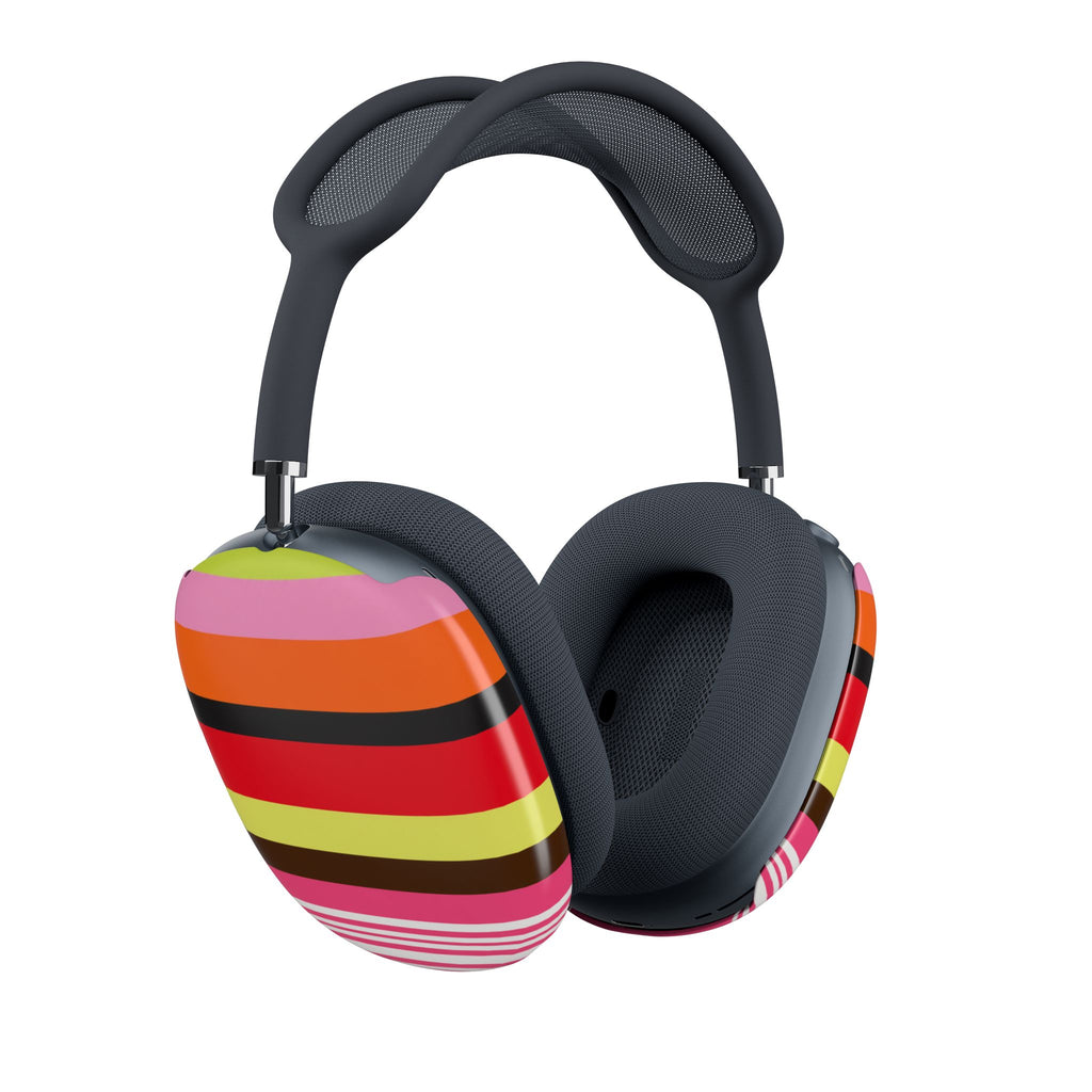 Berry Citrus Stripe AirPods Max Covers