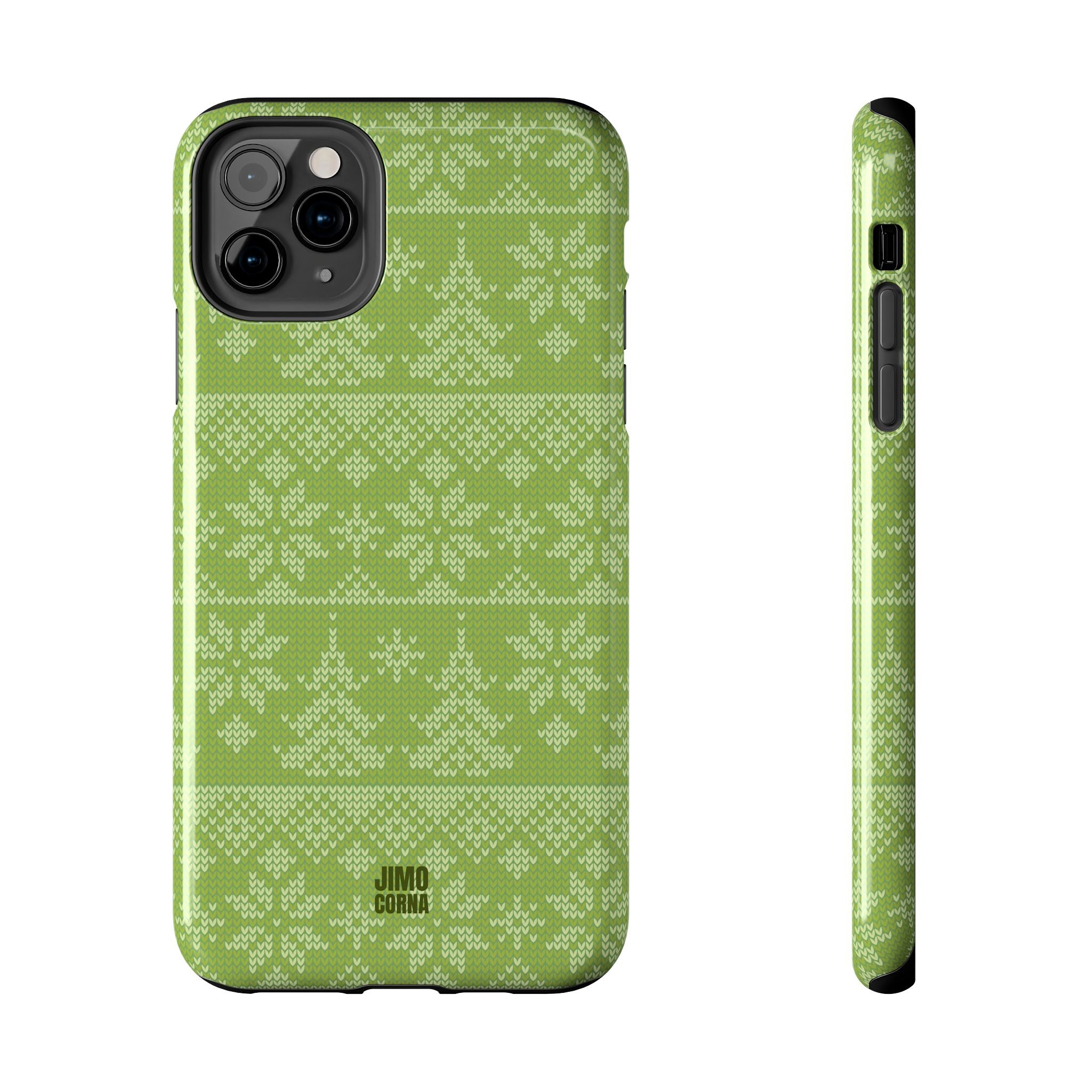 Holiday Knit | Green iPhone Case