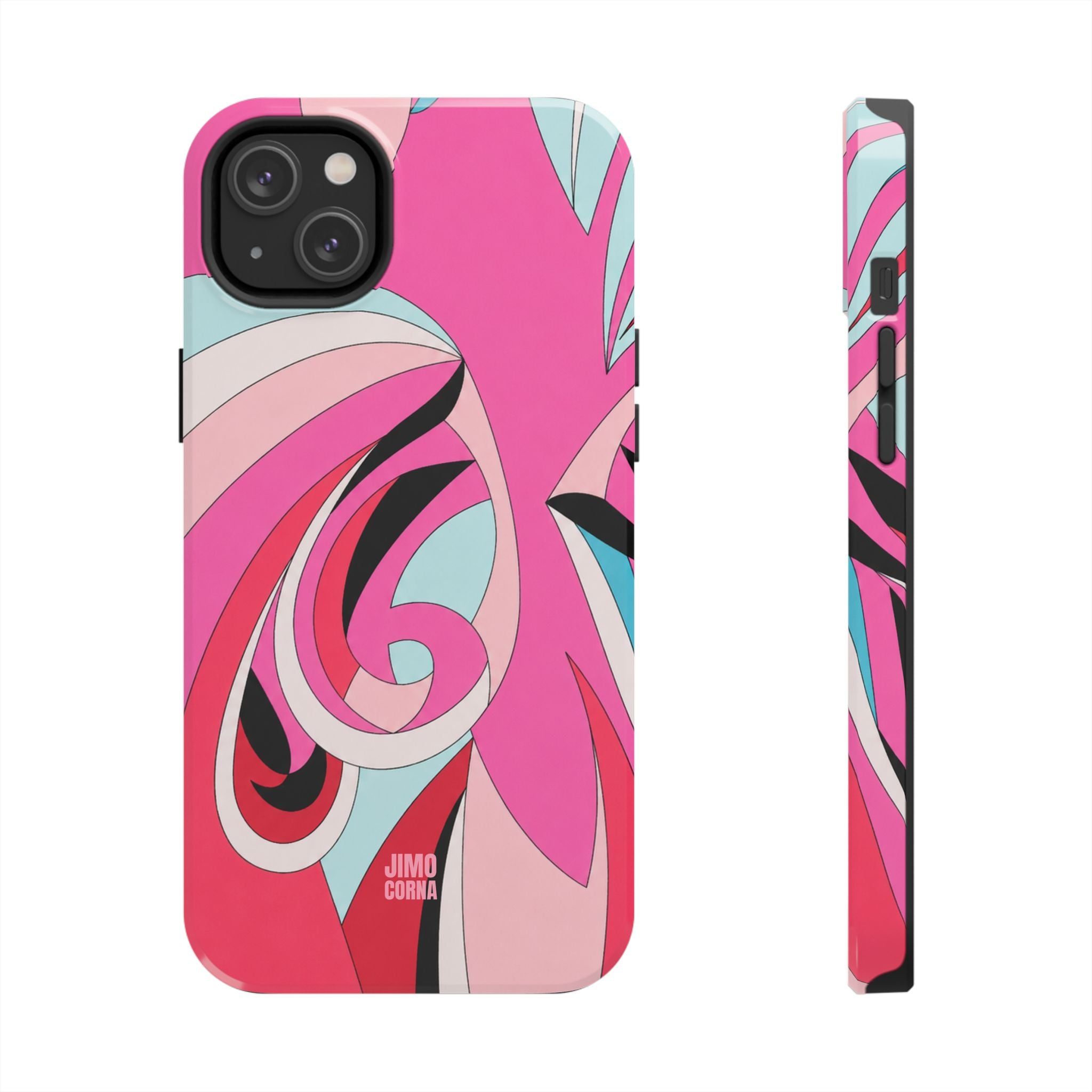Pink Tropic Swirl iPhone Case