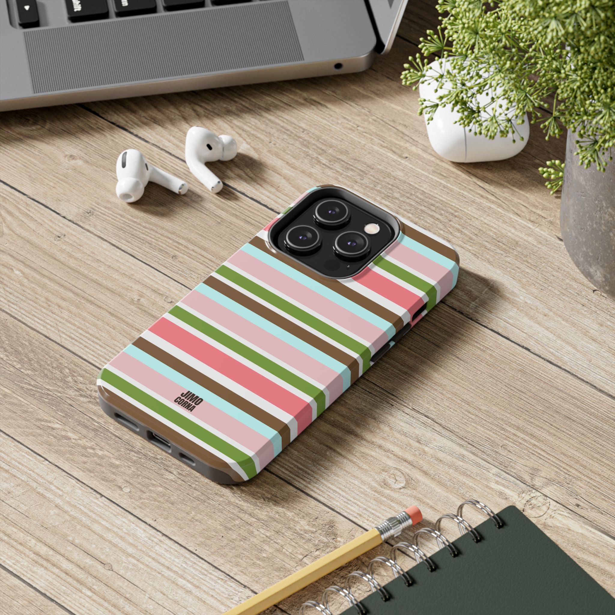 Sweet Candy Stripes iPhone Case