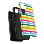 Rainbow Sorbet Stripe Samsung Galaxy Case