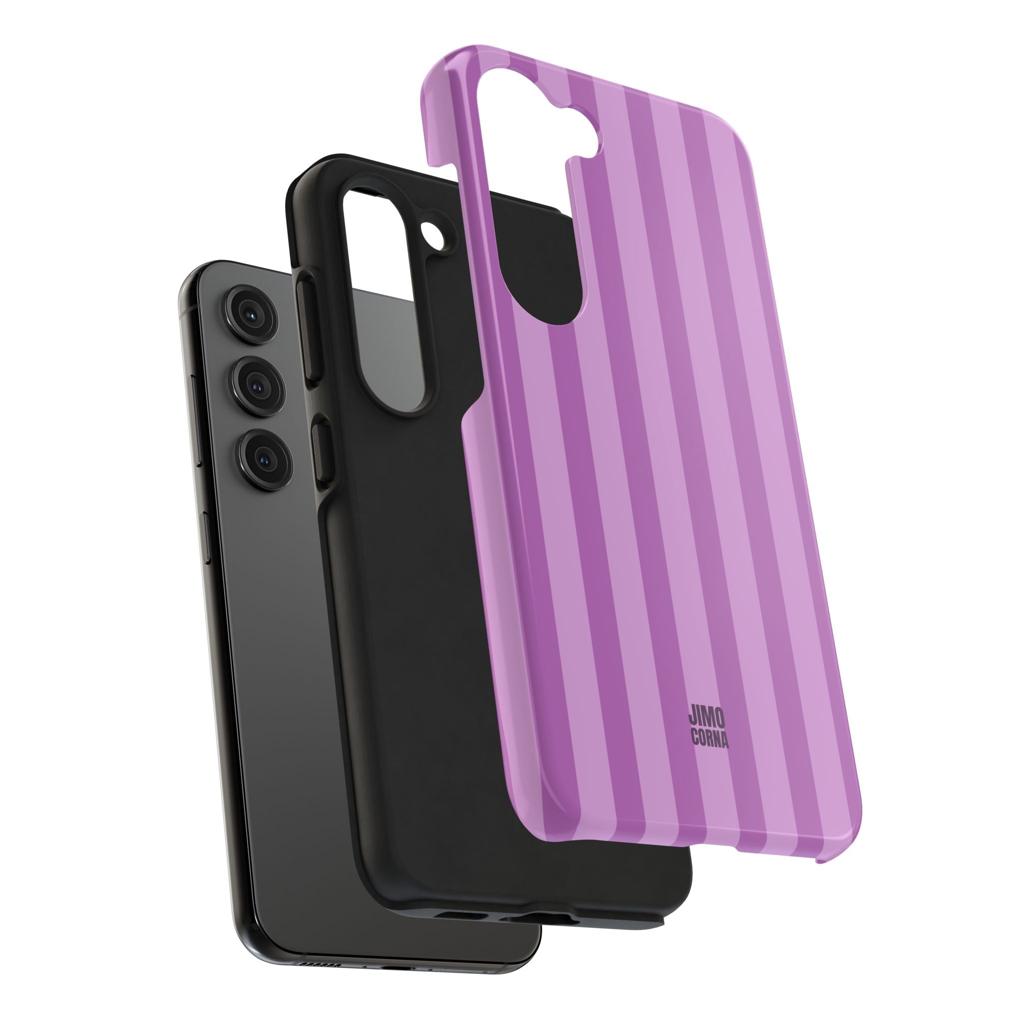 Bold Stripes Samsung Galaxy Case | Plum