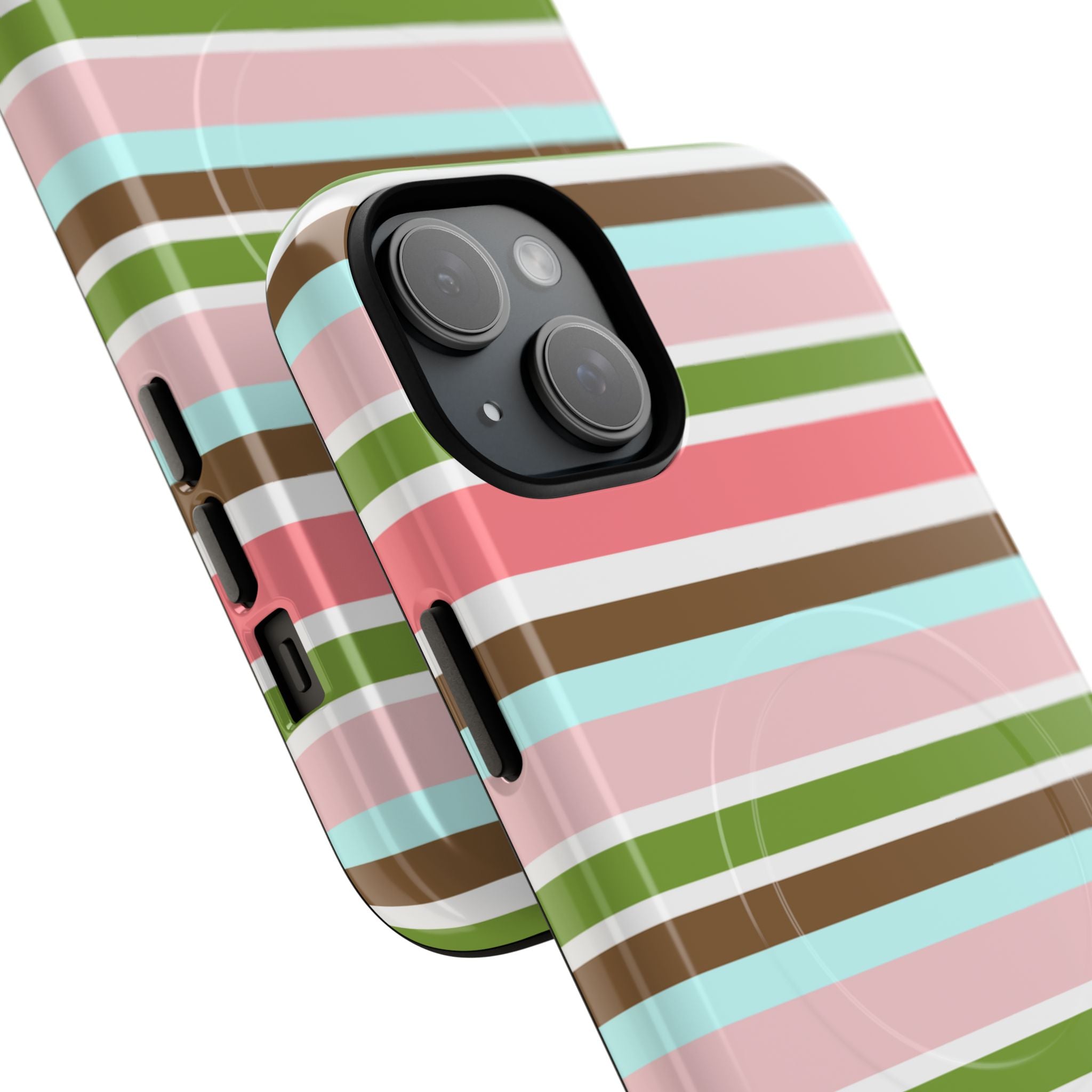 Sweet Candy Stripes MagSafe iPhone Case