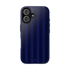 Navy Blue Bold Stripes
