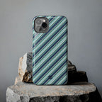 Angelina Stripes | Blue - iPhone Case