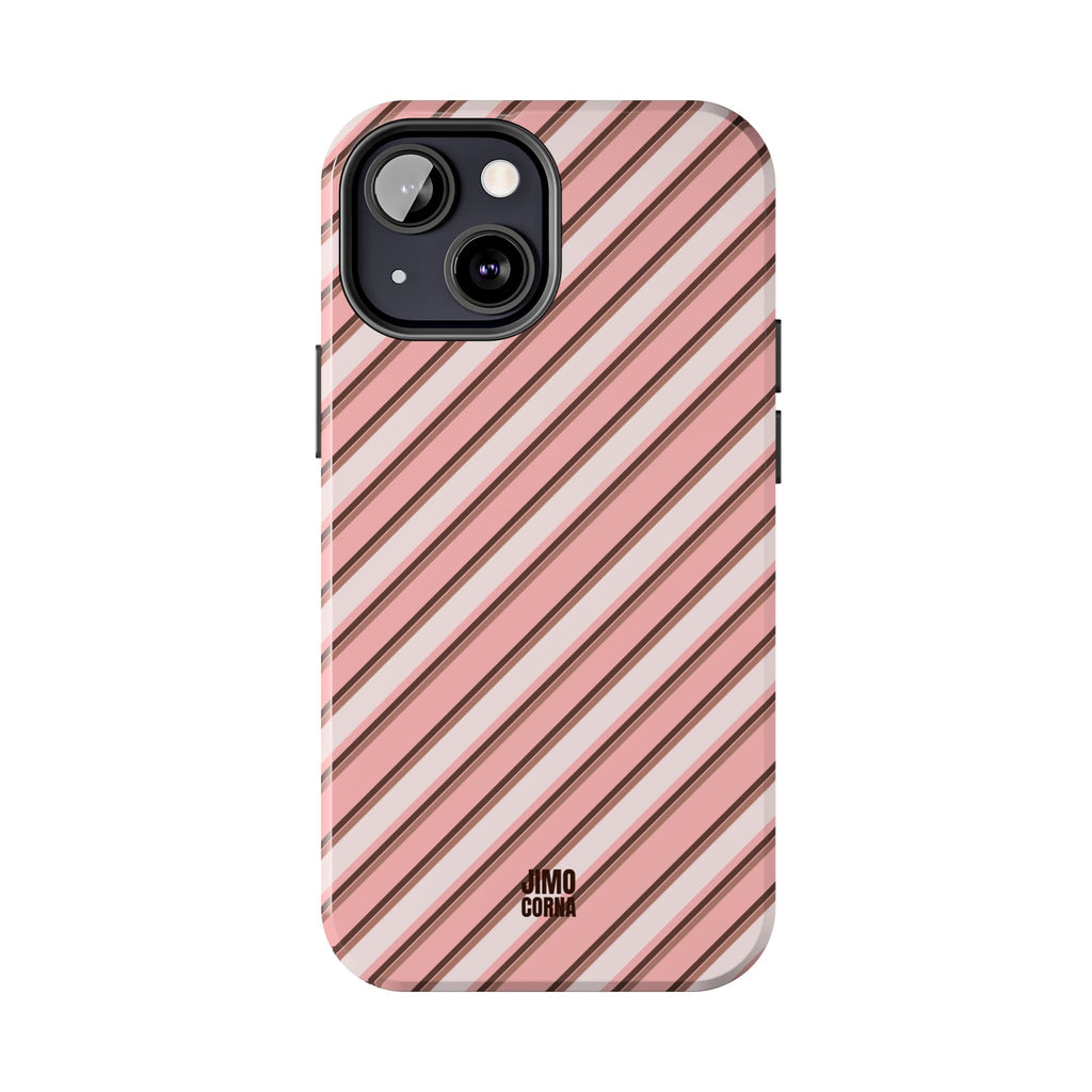 Angelina Stripes | Pink - iPhone Case