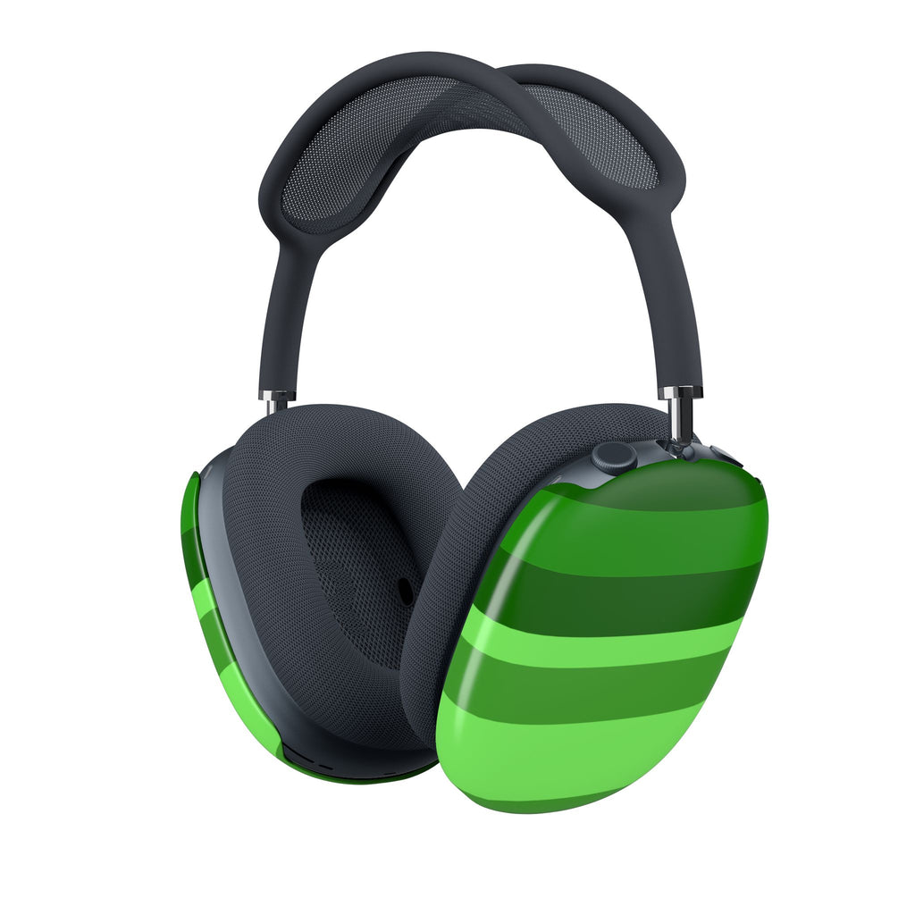 Matcha Stripe AirPods Max Covers