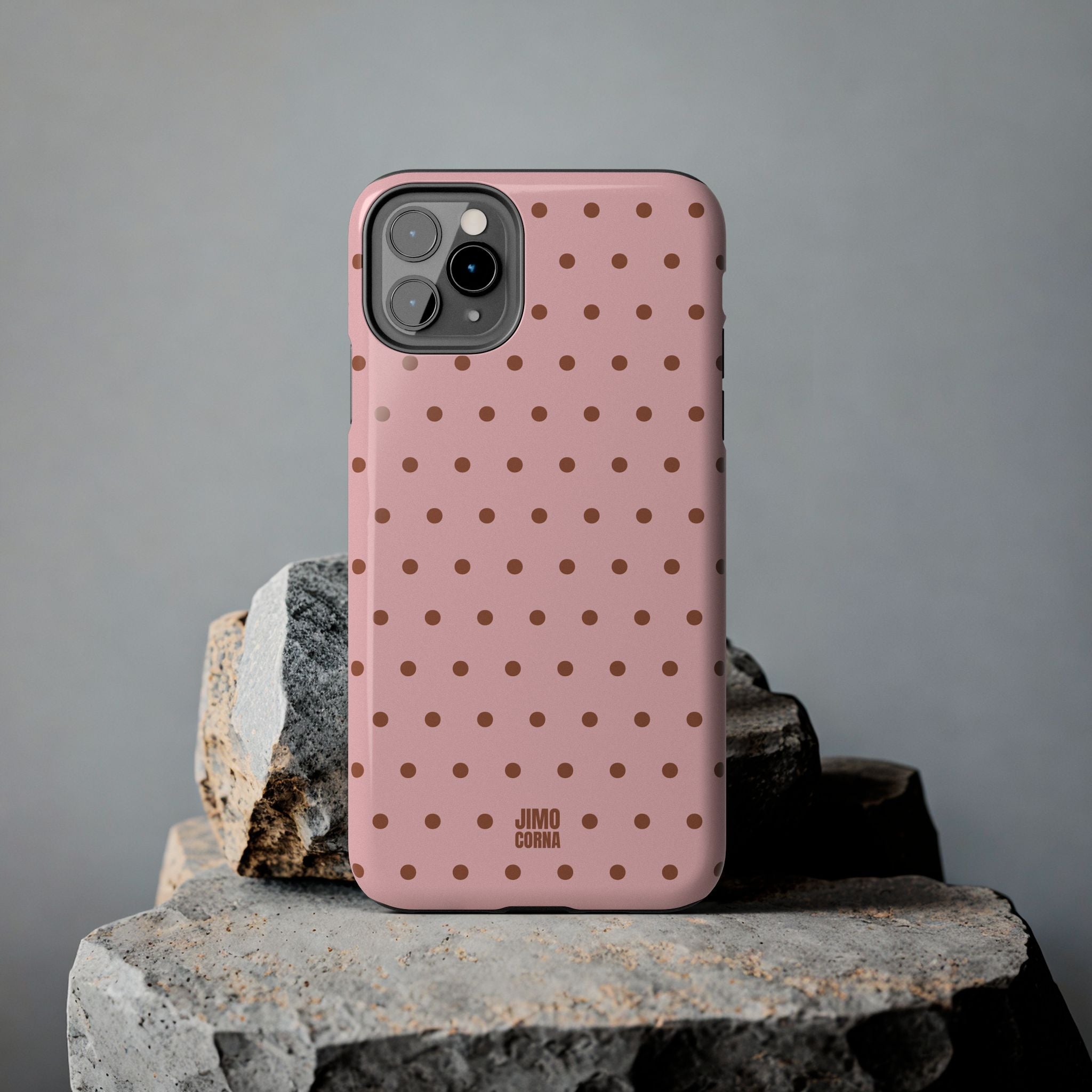 Polka Dot | Pink and Brown