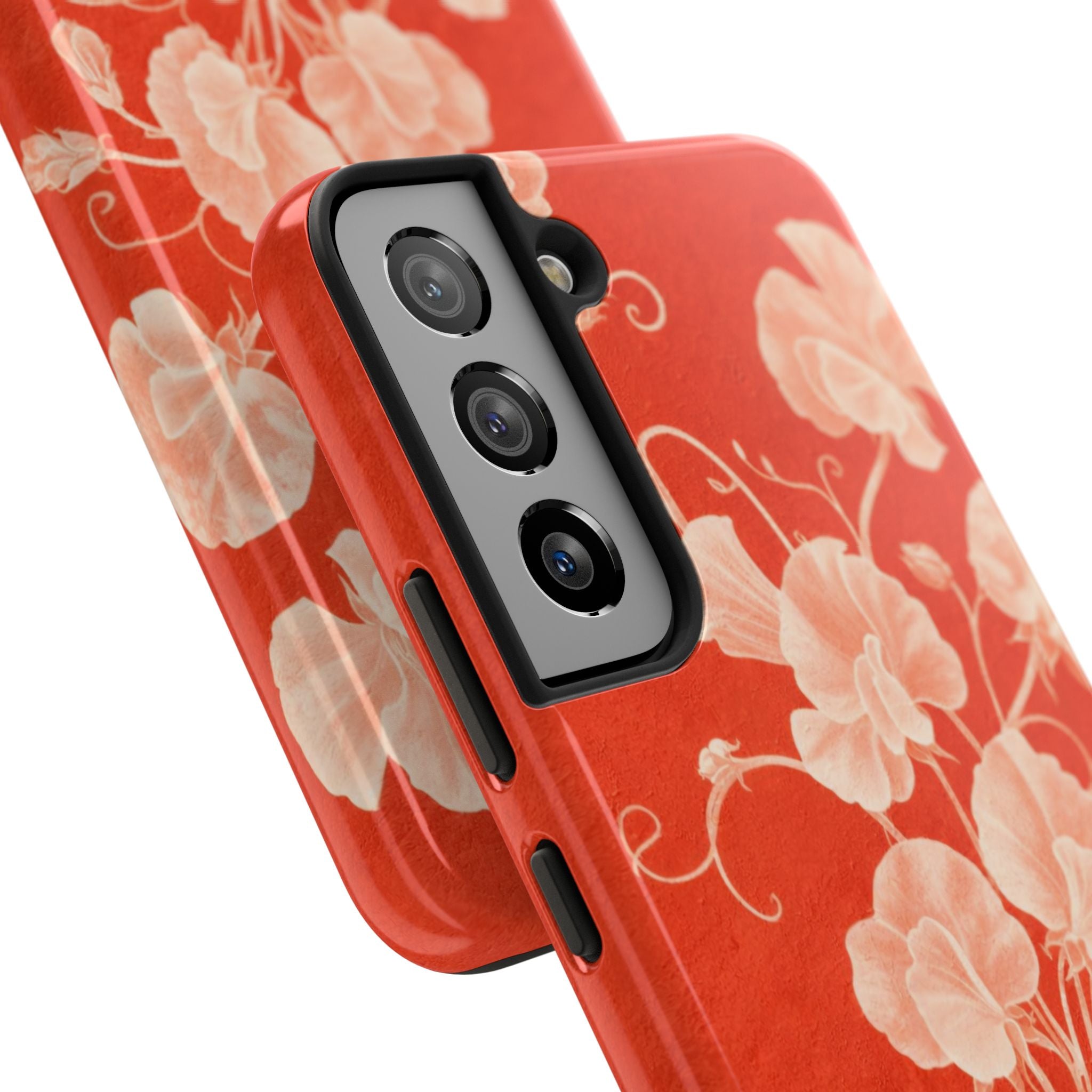 Red Flora Samsung Galaxy Case