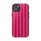 Strawberry Burst Bold Stripes