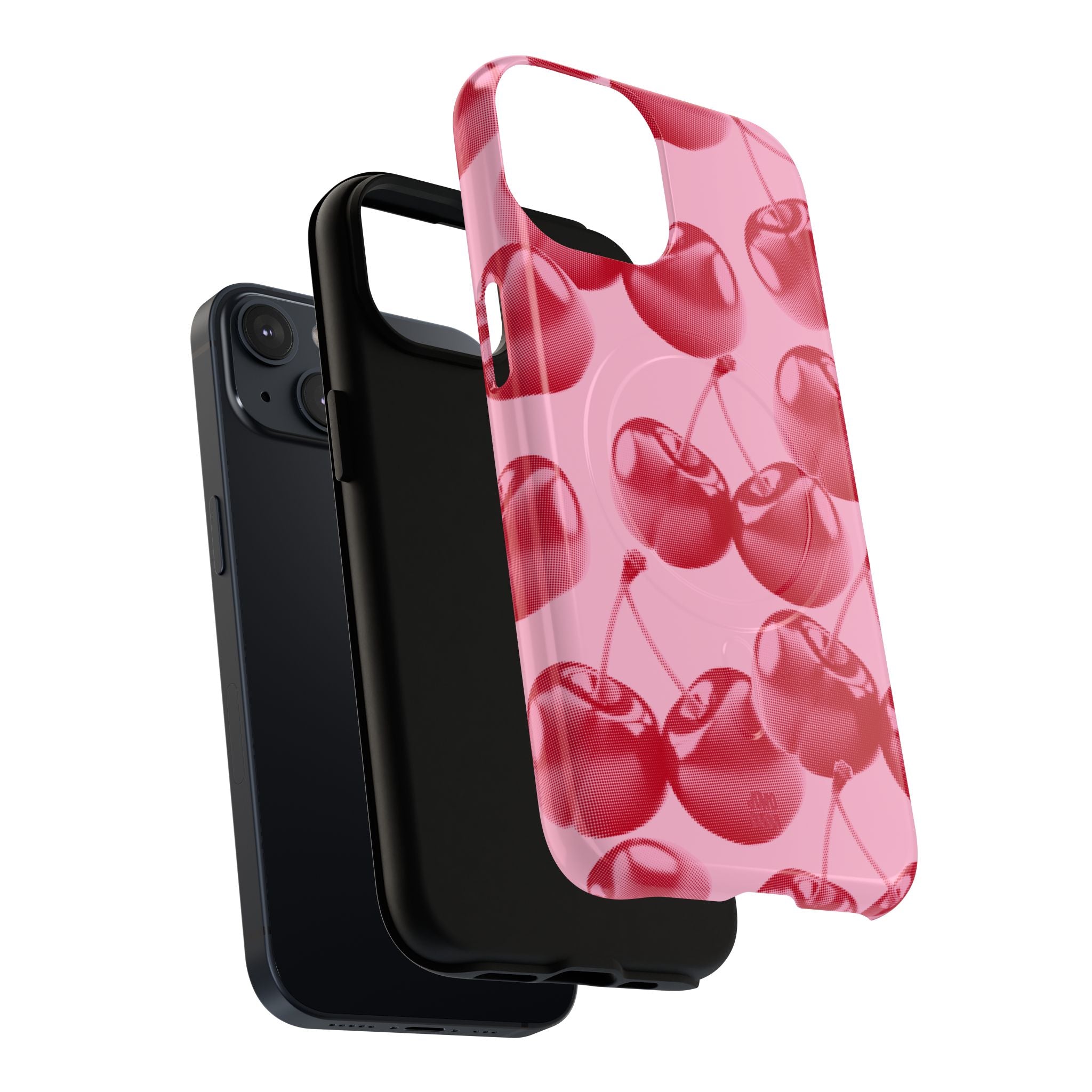 Pink Retro Cherries