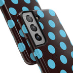 Big Polka Dot | Brown and Blue