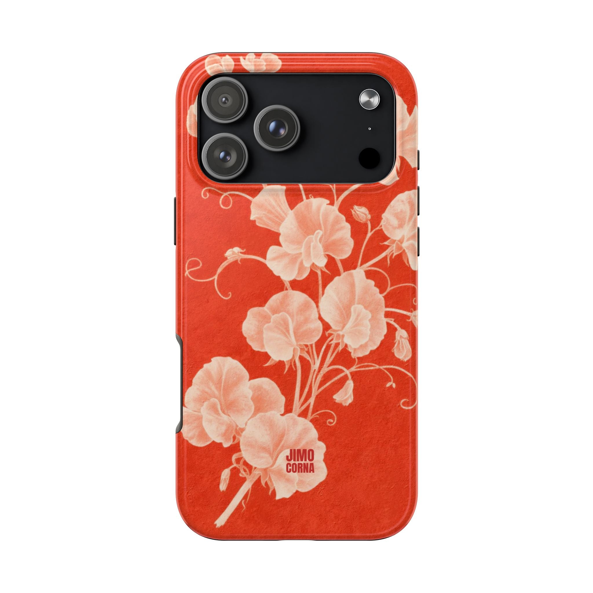 Red Flora iPhone Case