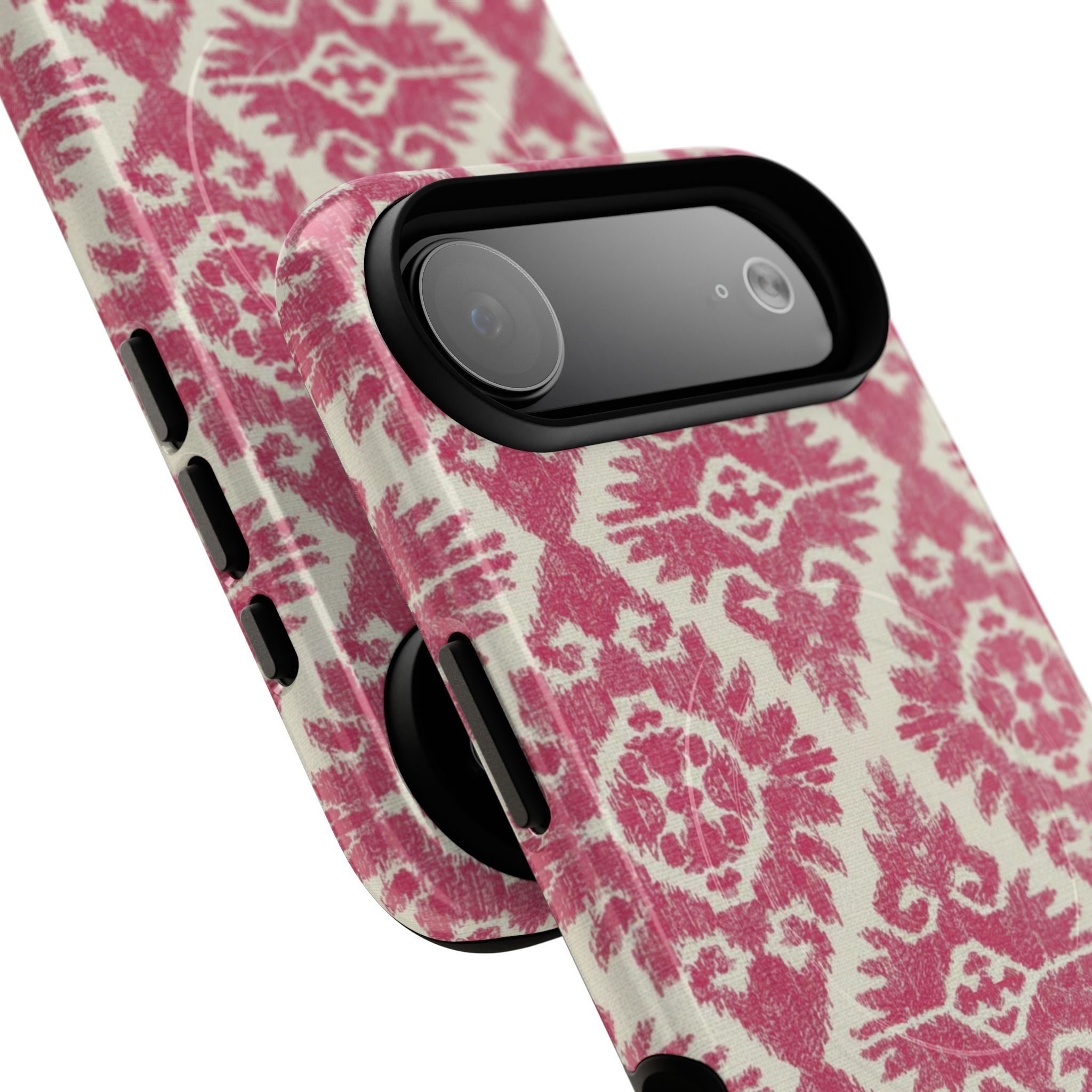 Damask MagSafe iPhone Case | Pink