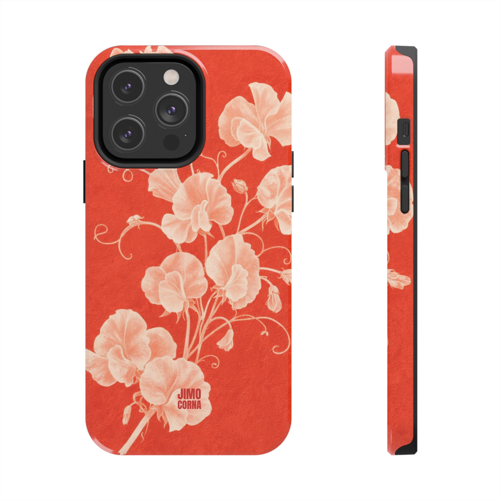 Red Flora iPhone Case