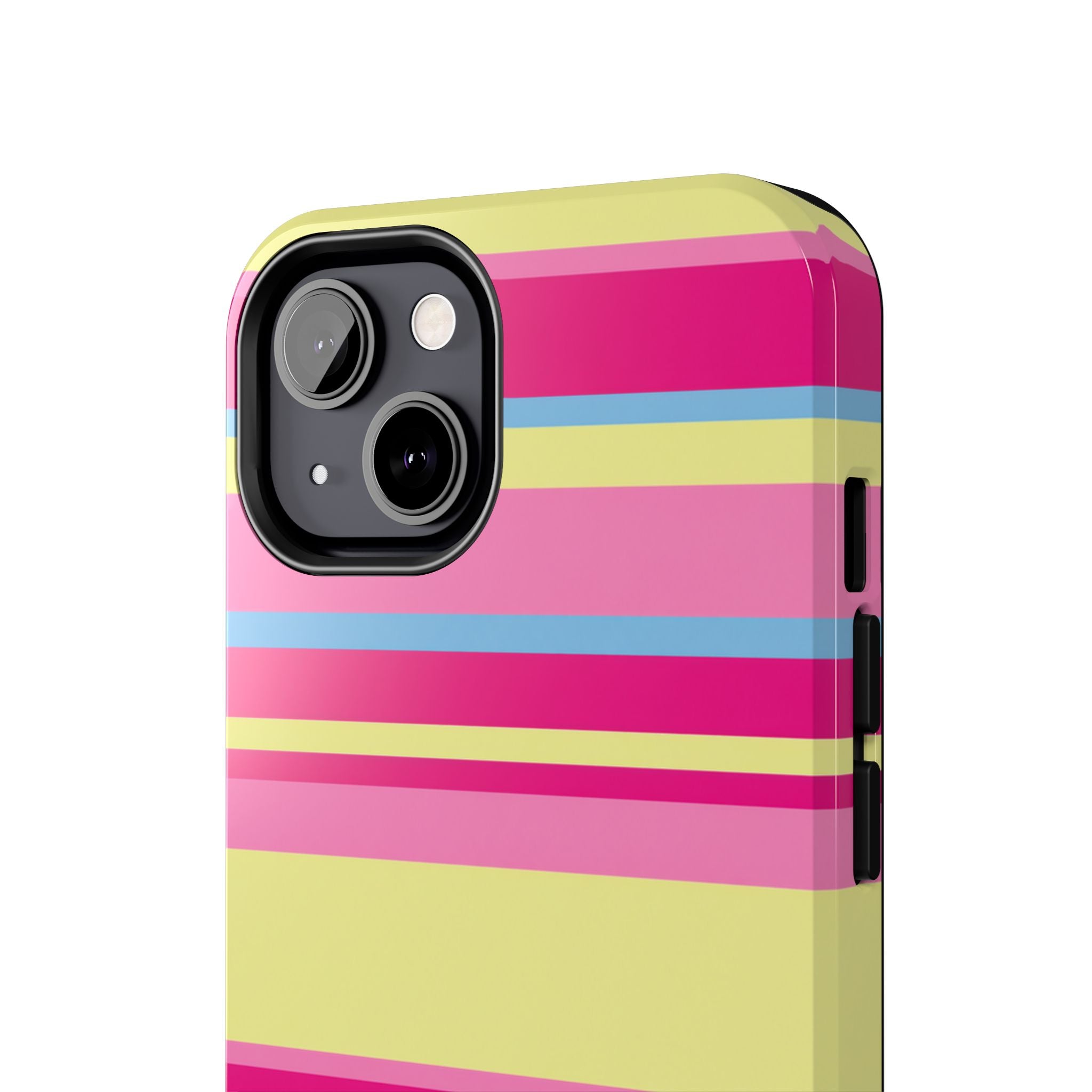 Lemonberry Stripe iPhone Case