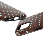 Polka Dot | Brown and Blue