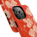 Red Flora MagSafe iPhone Case