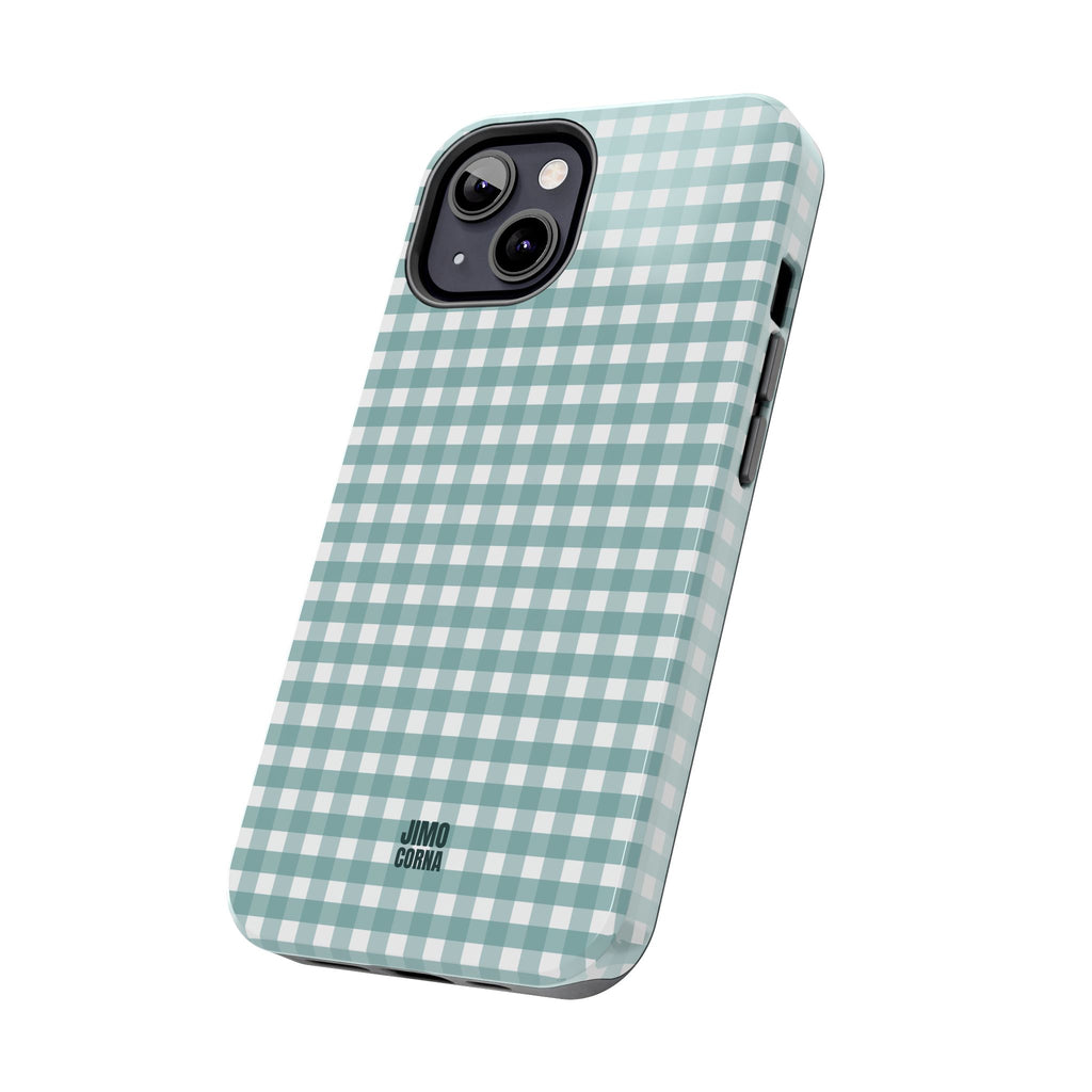 Farm Gingham iPhone Case | Blue