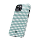 Farm Gingham iPhone Case | Blue