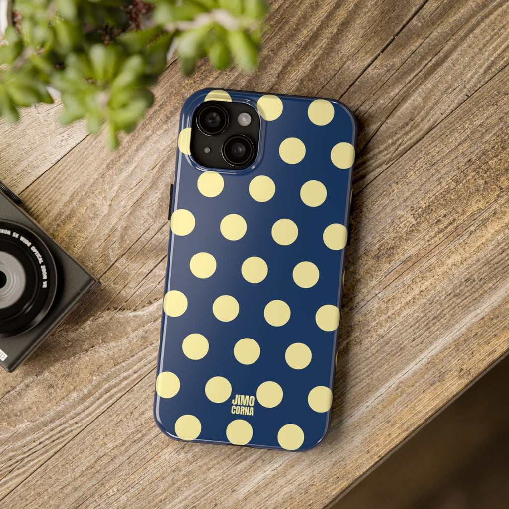 Big Polka Dot | Blue and Cream