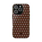 Polka Dot | Brown and Blue