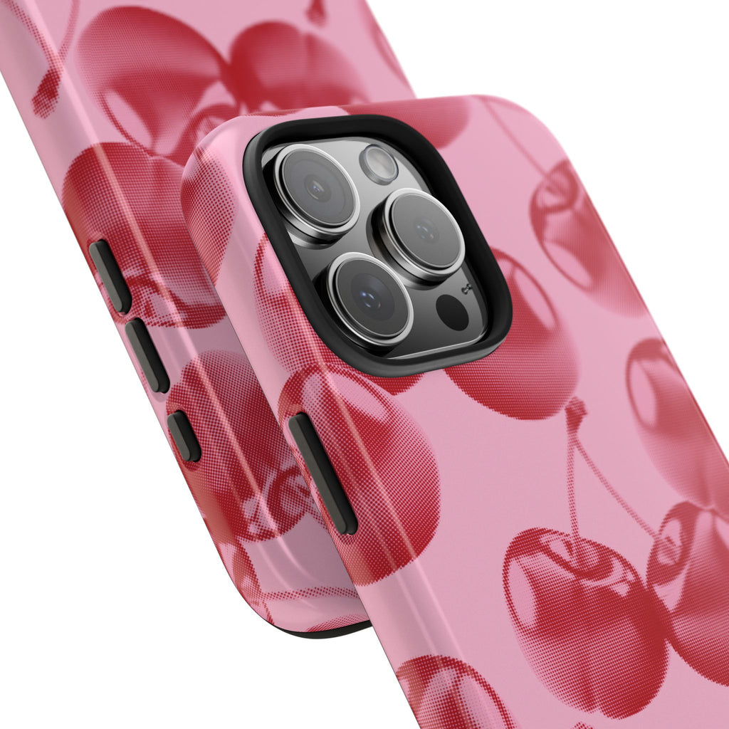 Pink Retro Cherries