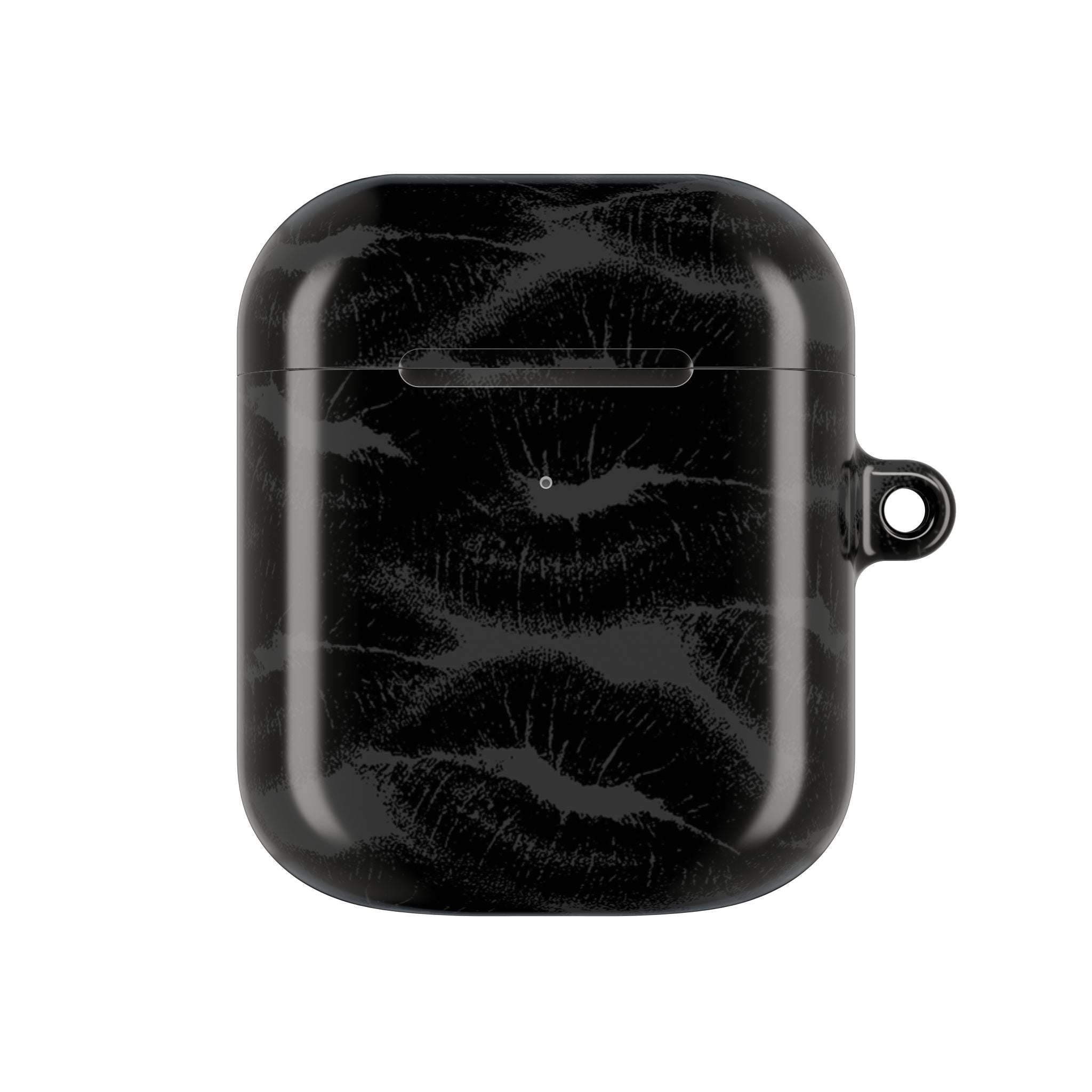 Black Lipstick Kisses AirPods Case