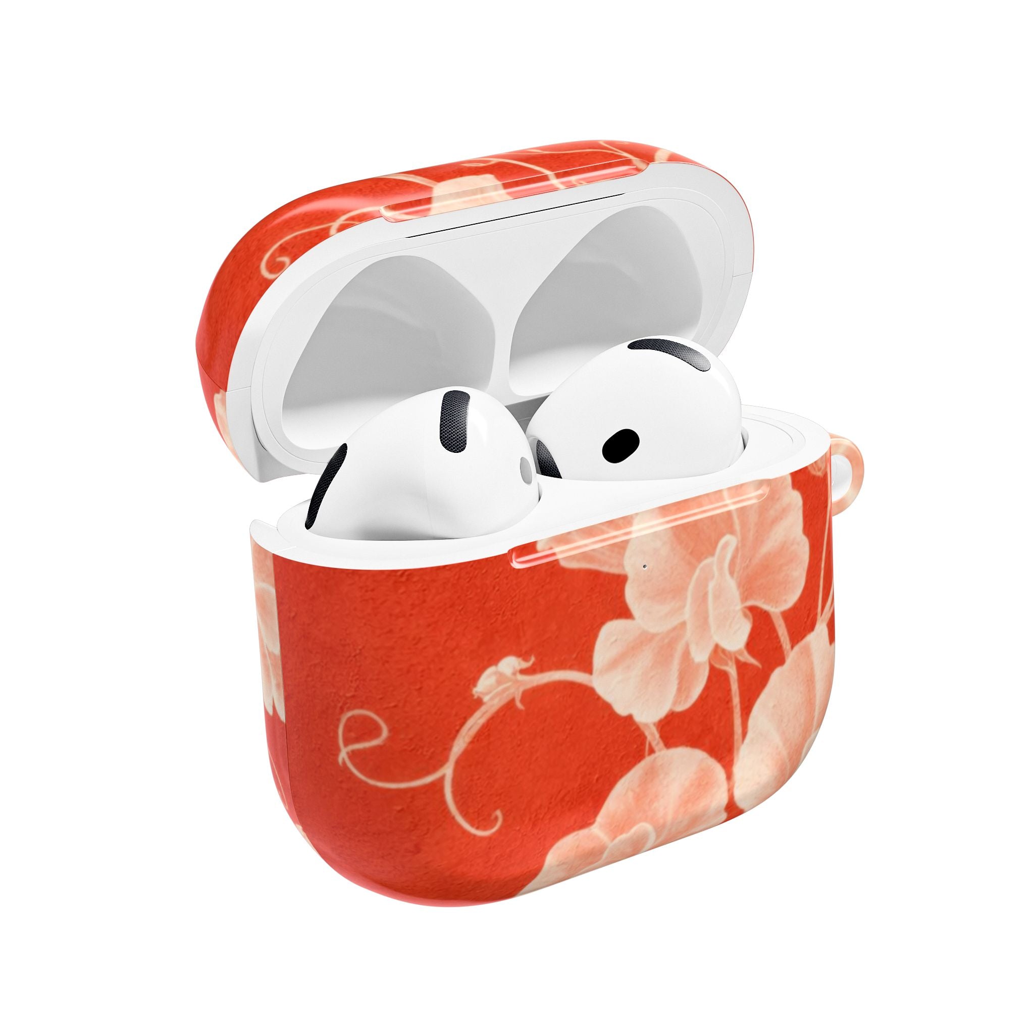 Red Flora AirPods Case