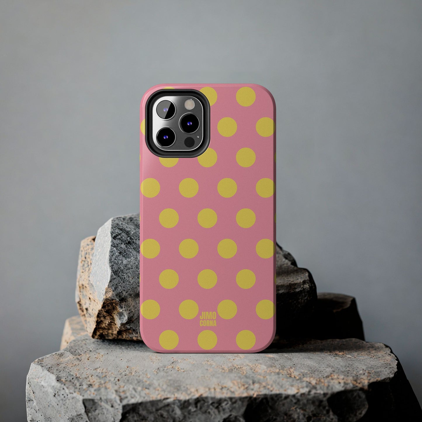 Big Polka Dot | Pink and Yellow
