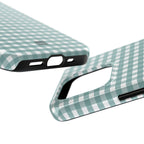 Farm Gingham iPhone Case | Blue