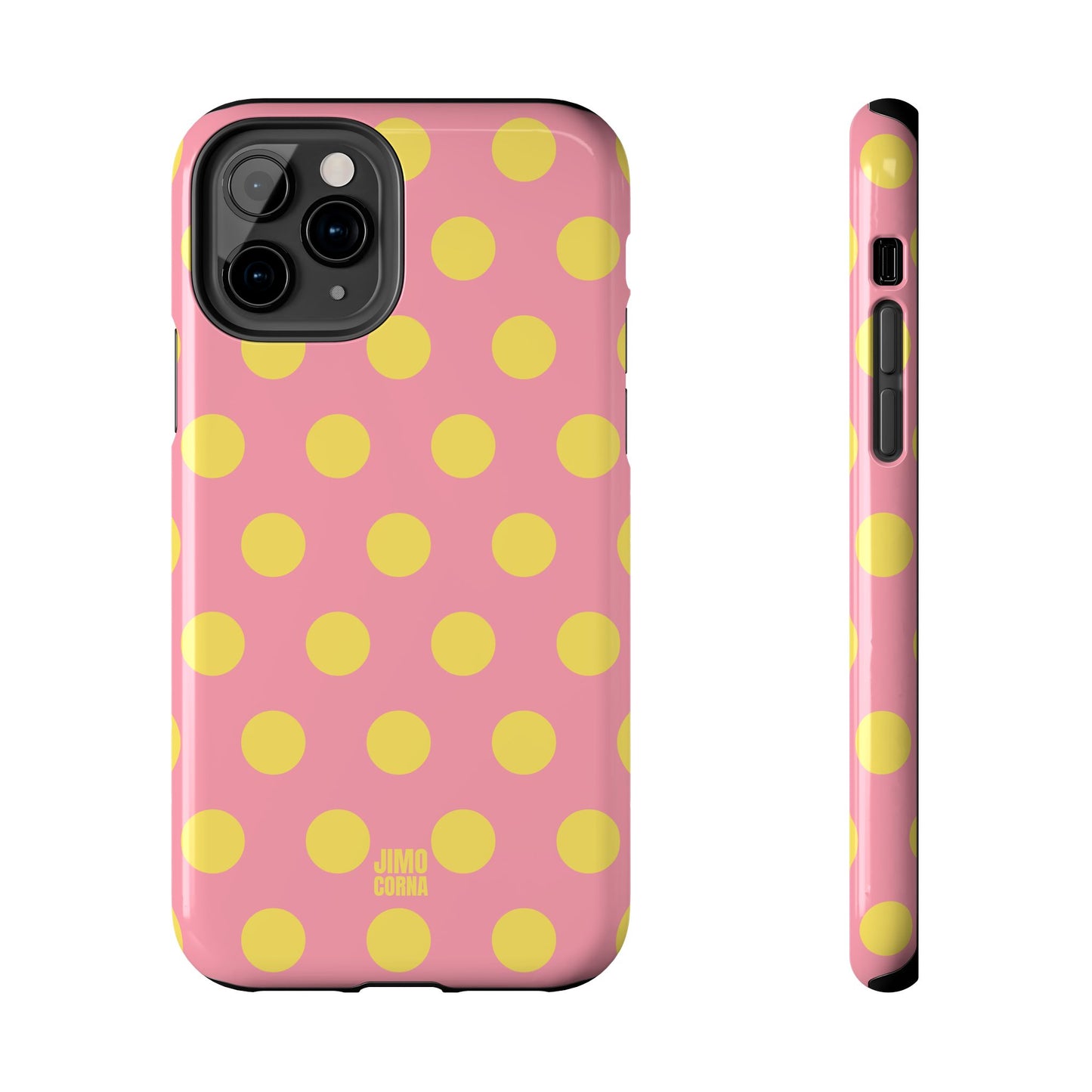 Big Polka Dot | Pink and Yellow