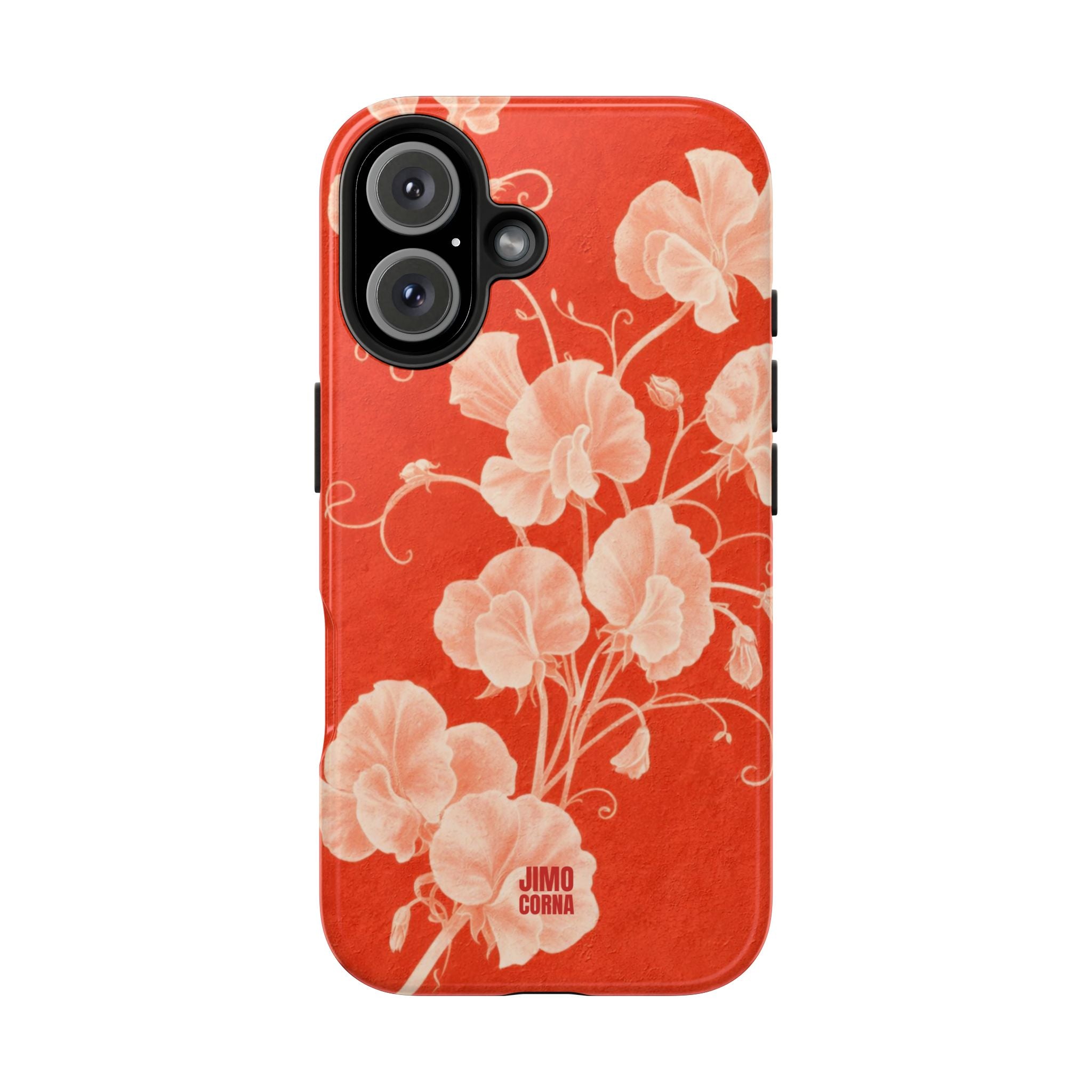 Red Flora iPhone Case
